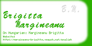 brigitta margineanu business card